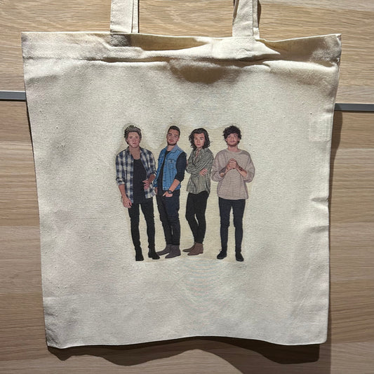 1d tote bag band