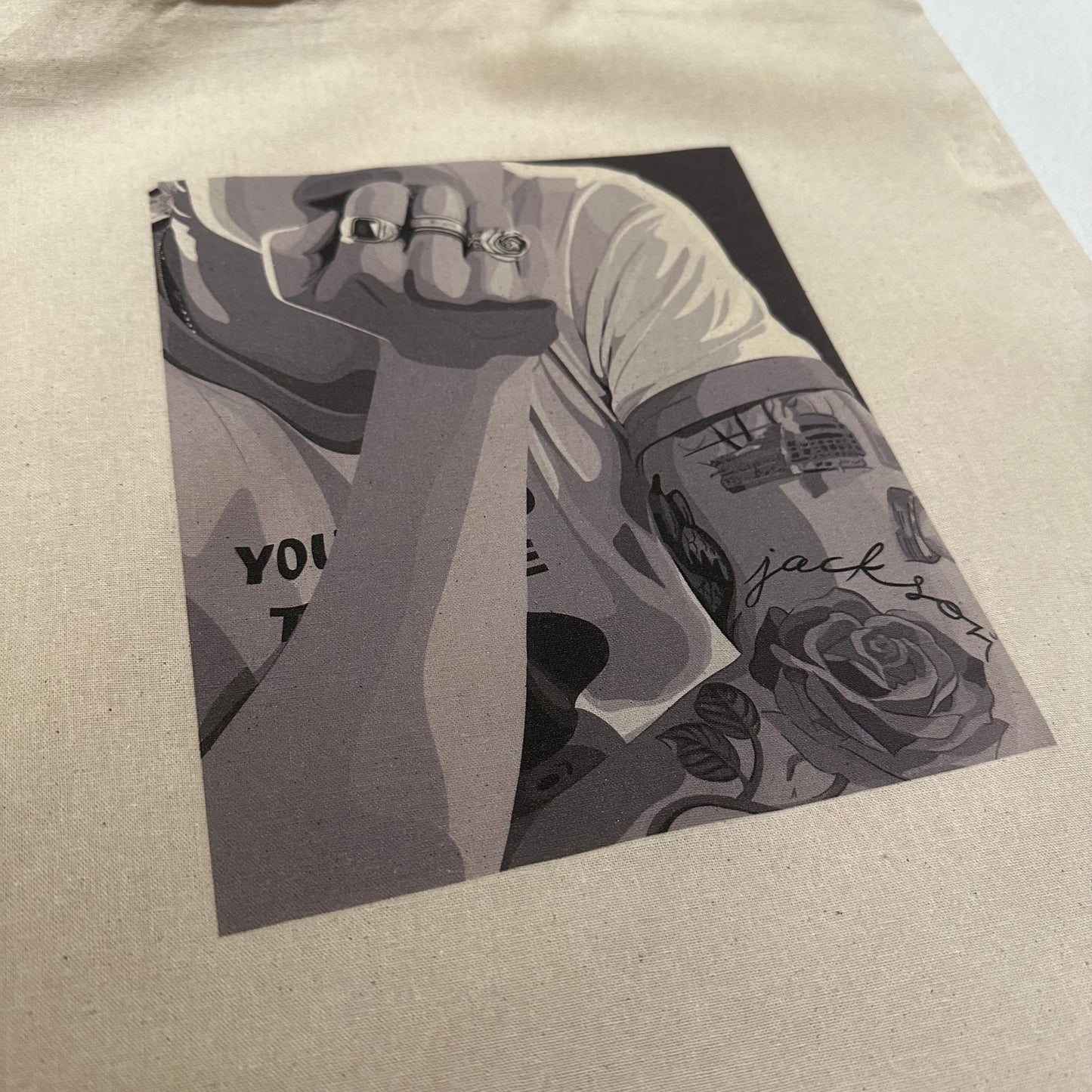 harry tote bag tattoos