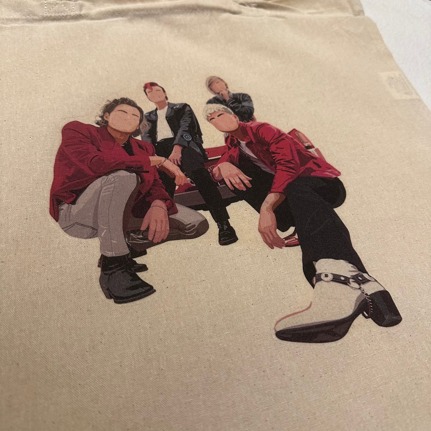 5sos tote bag band