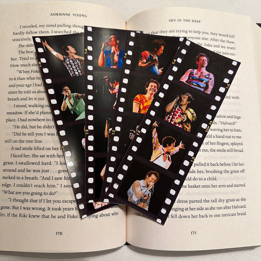 harry photo strip / bookmark tour outfit illustrations personalized