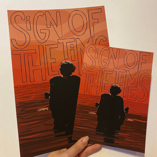 Art Print - HS / Harry / Sign of the Times / Illustration / HS1