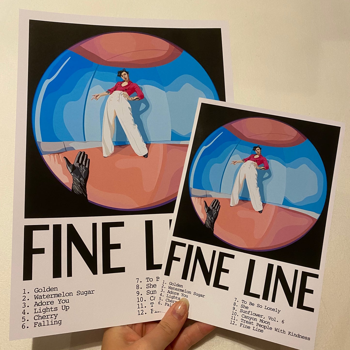 Art Print - Album: Fine Line / HS / Harry / Songs