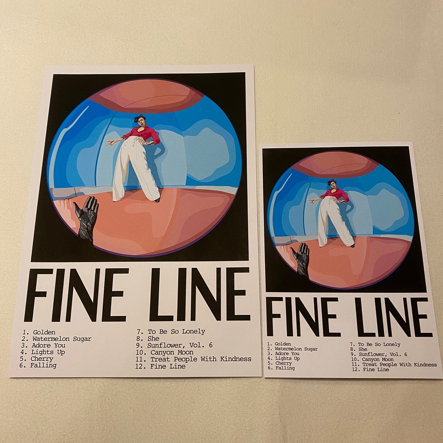 Art Print - Album: Fine Line / HS / Harry / Songs