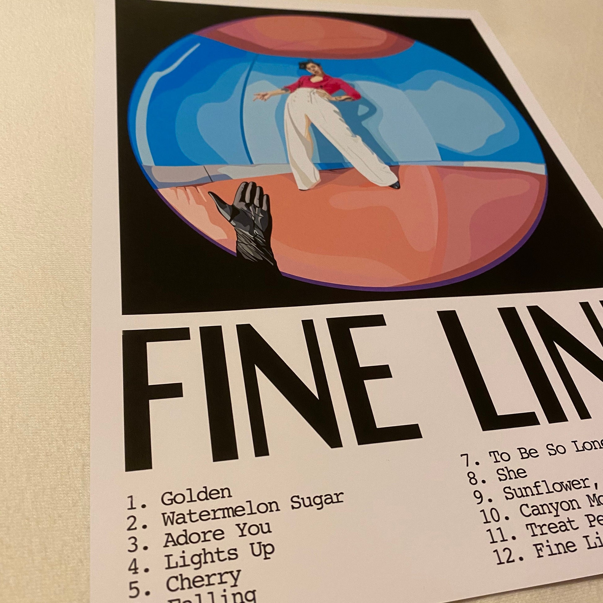 Art Print - Album: Fine Line / HS / Harry / Songs