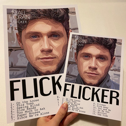 Art Print - Album: Flicker / NH / Niall / Songs