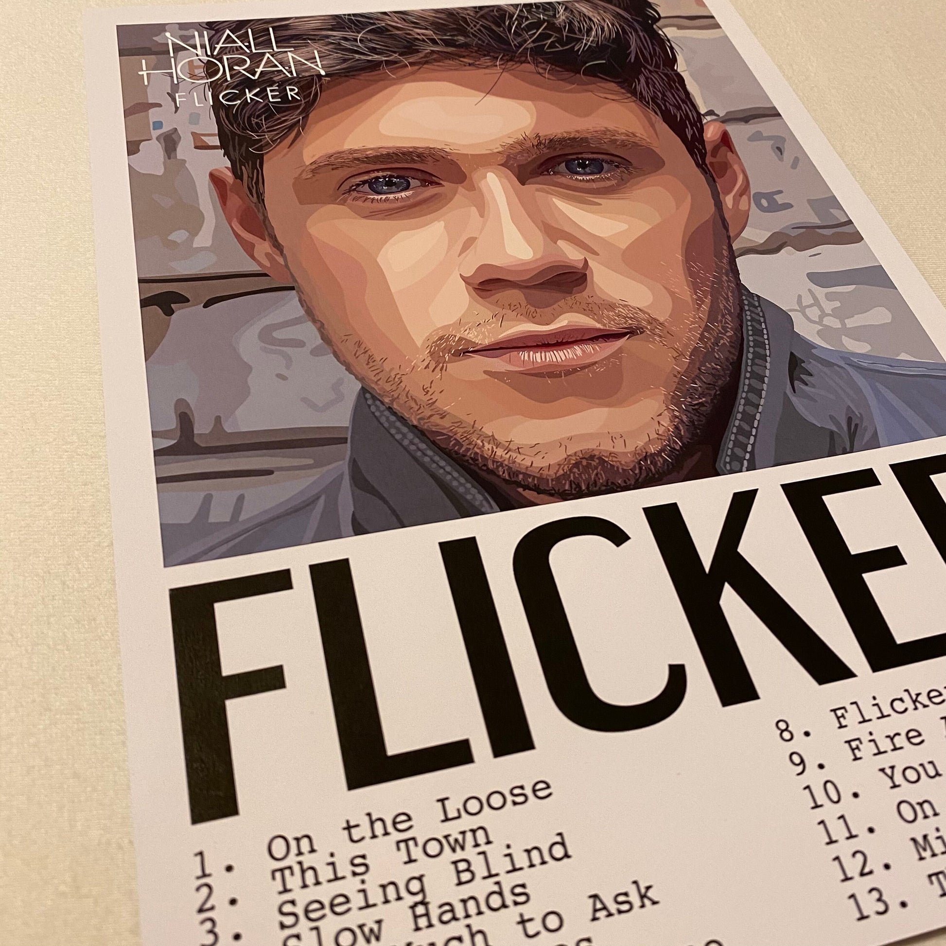 Art Print - Album: Flicker / NH / Niall / Songs