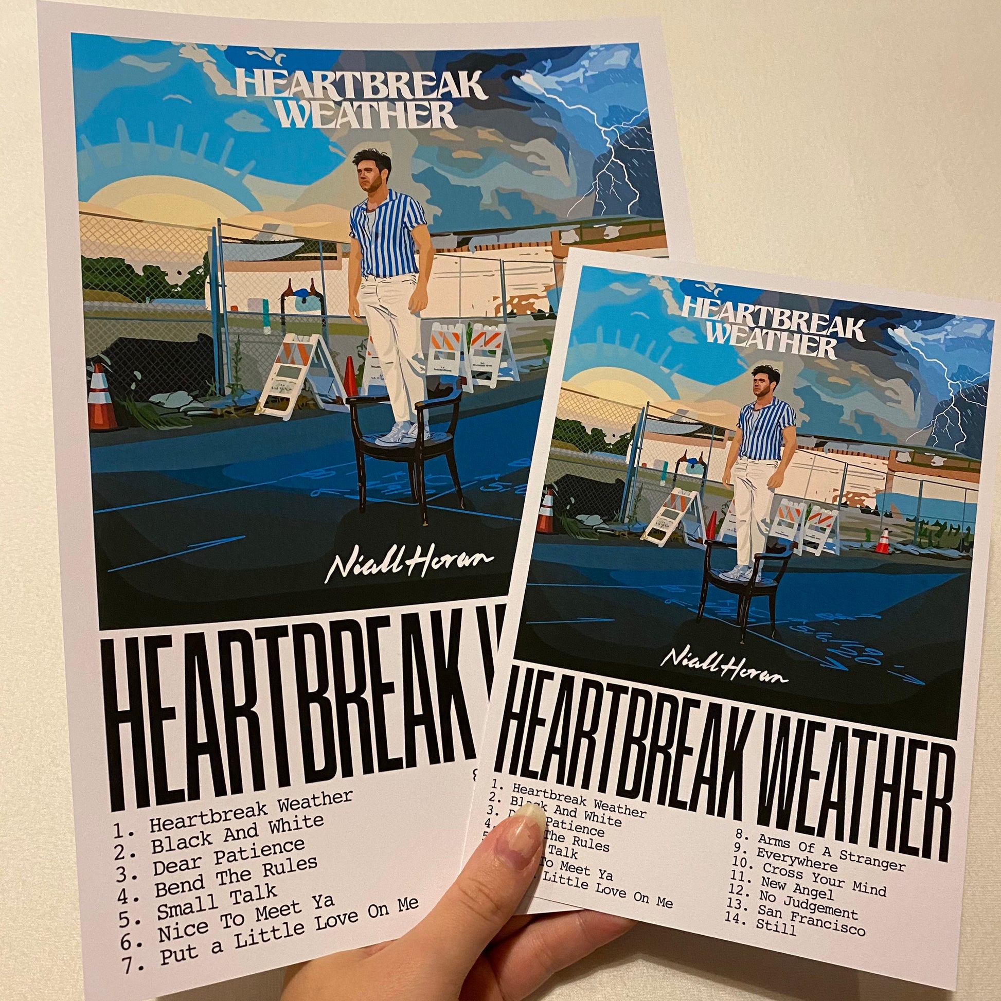 Art Print - Album: Heartbreak Weather / NH / Niall / Songs