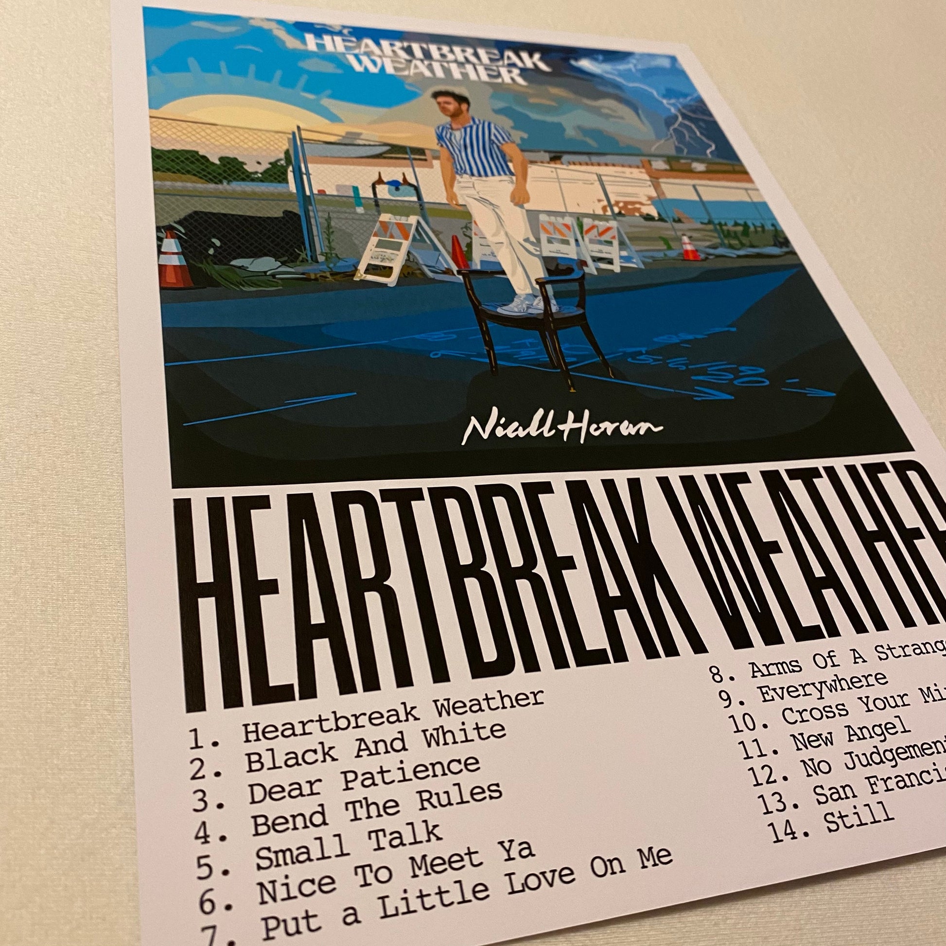 Art Print - Album: Heartbreak Weather / NH / Niall / Songs