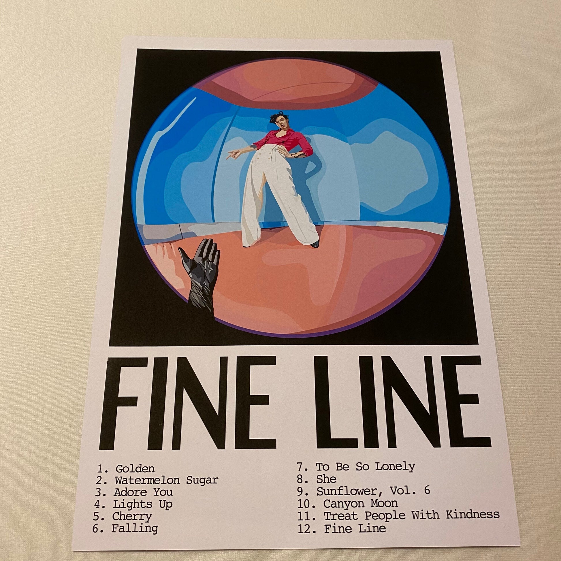 Art Print - Album: Fine Line / HS / Harry / Songs