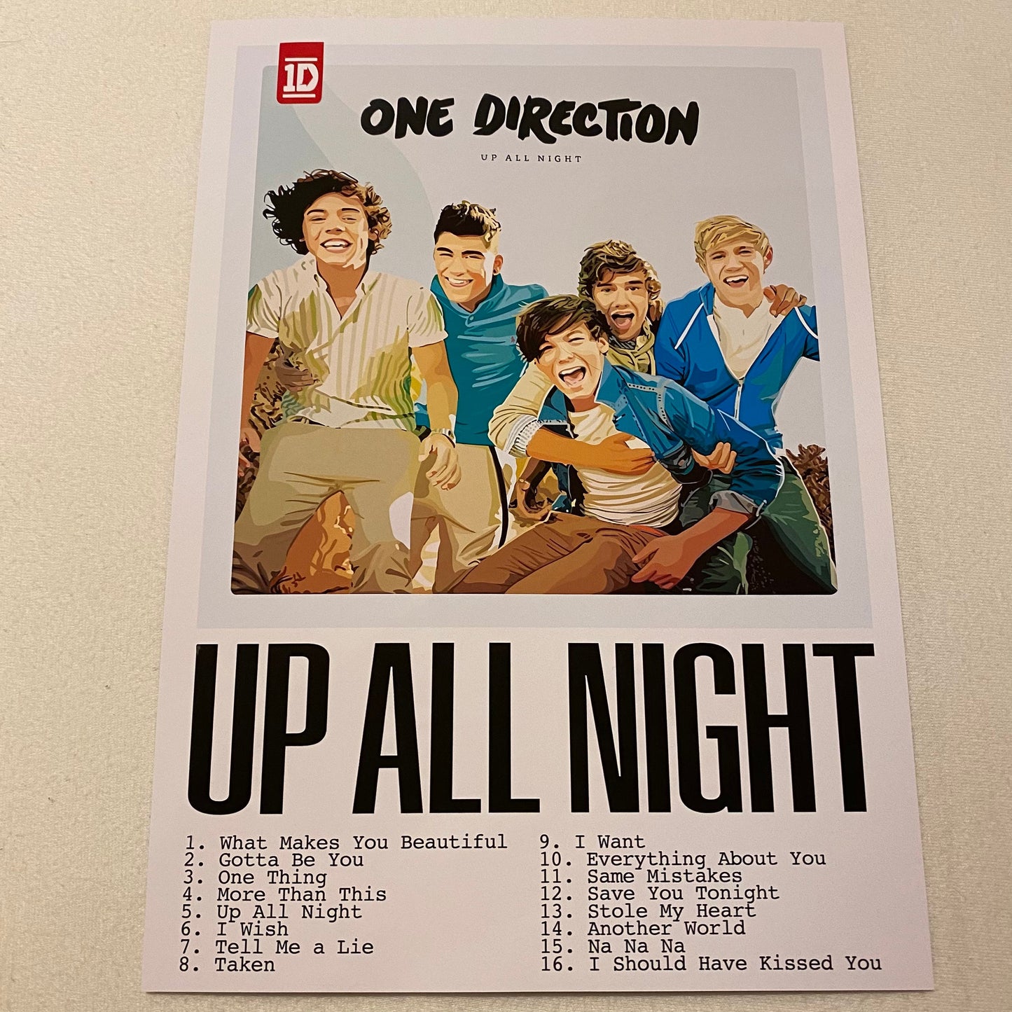 Art Print - One Direction: Up All Night