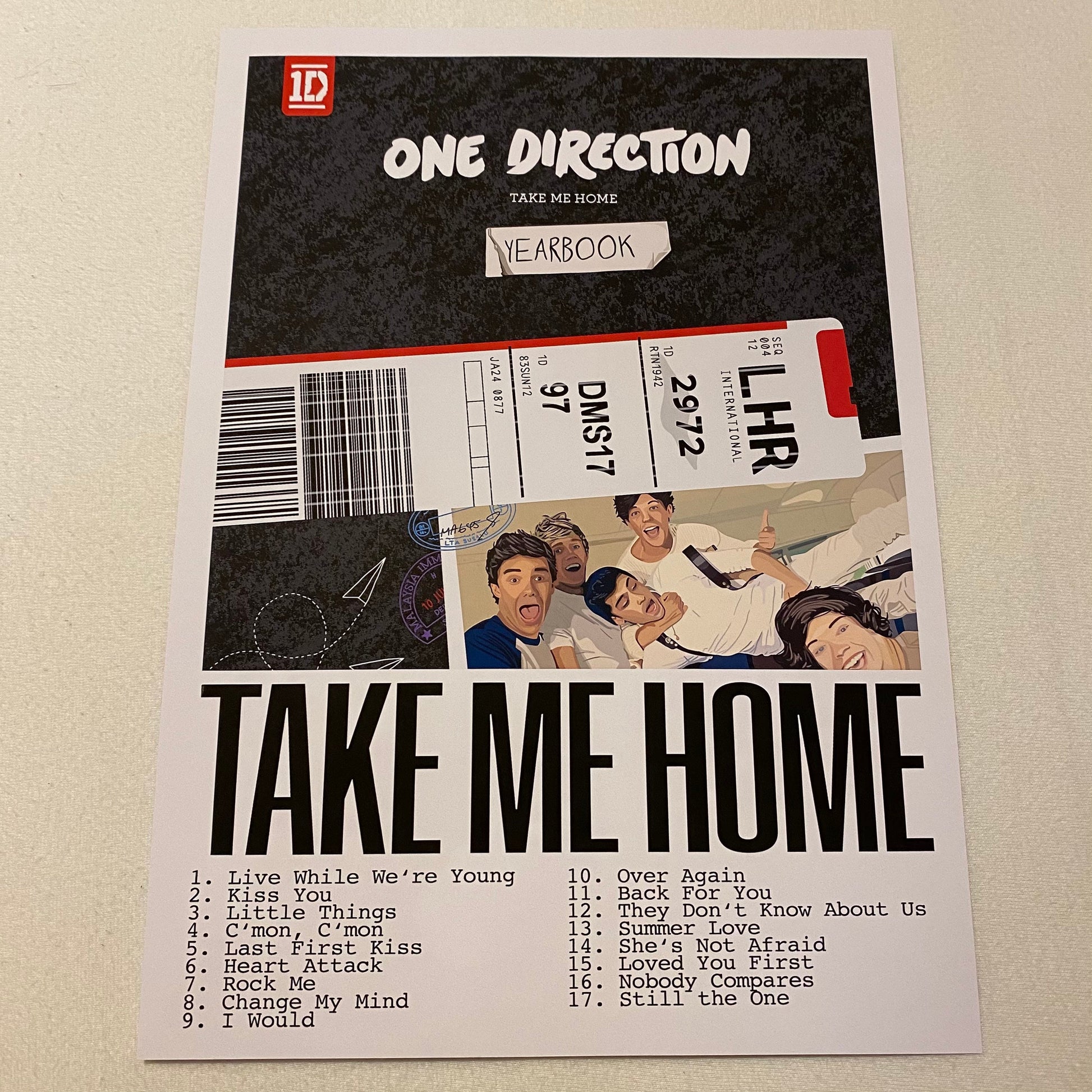 Art Print - One Direction: Take Me Home