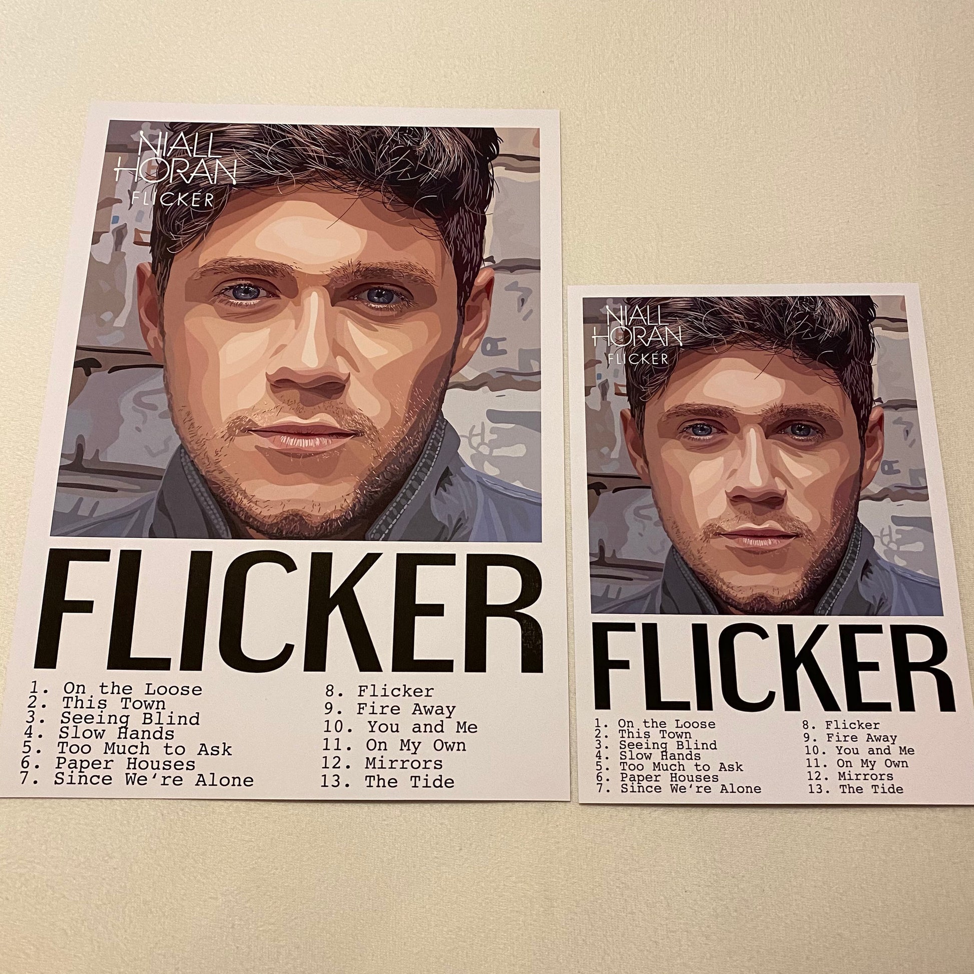 Art Print - Album: Flicker / NH / Niall / Songs