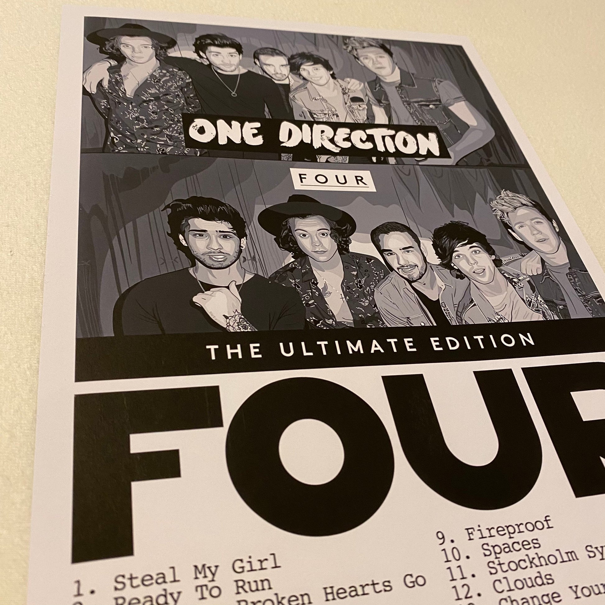 Art Print - One Direction: FOUR