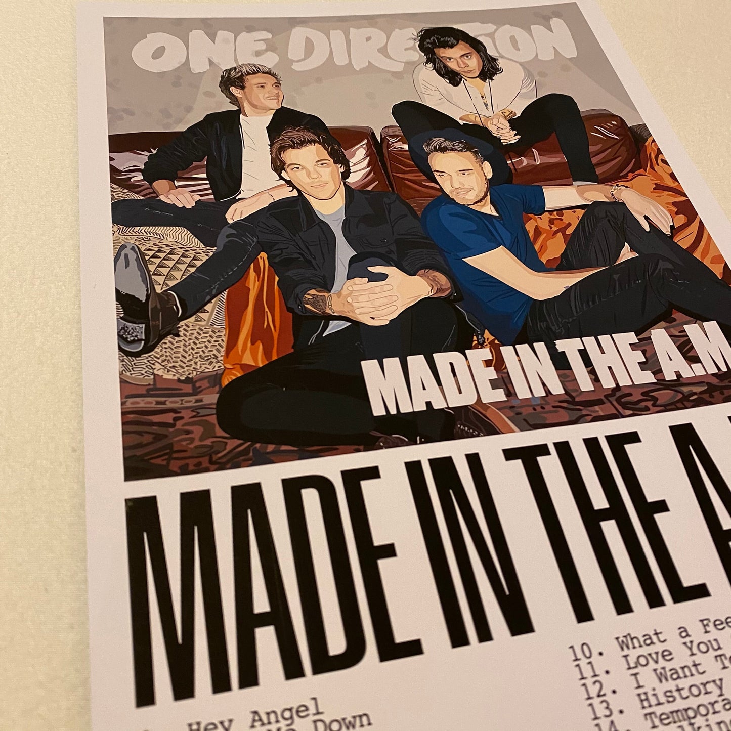 Art Print - One Direction: Made in the A.M.