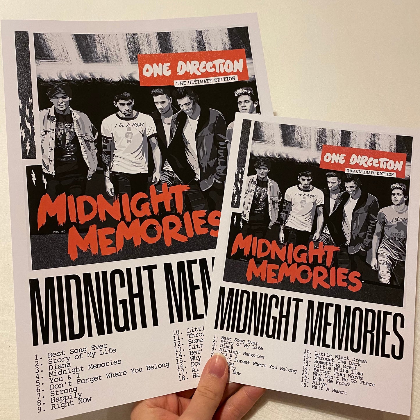 Art Print Collection - One Direction: Discography/Albums