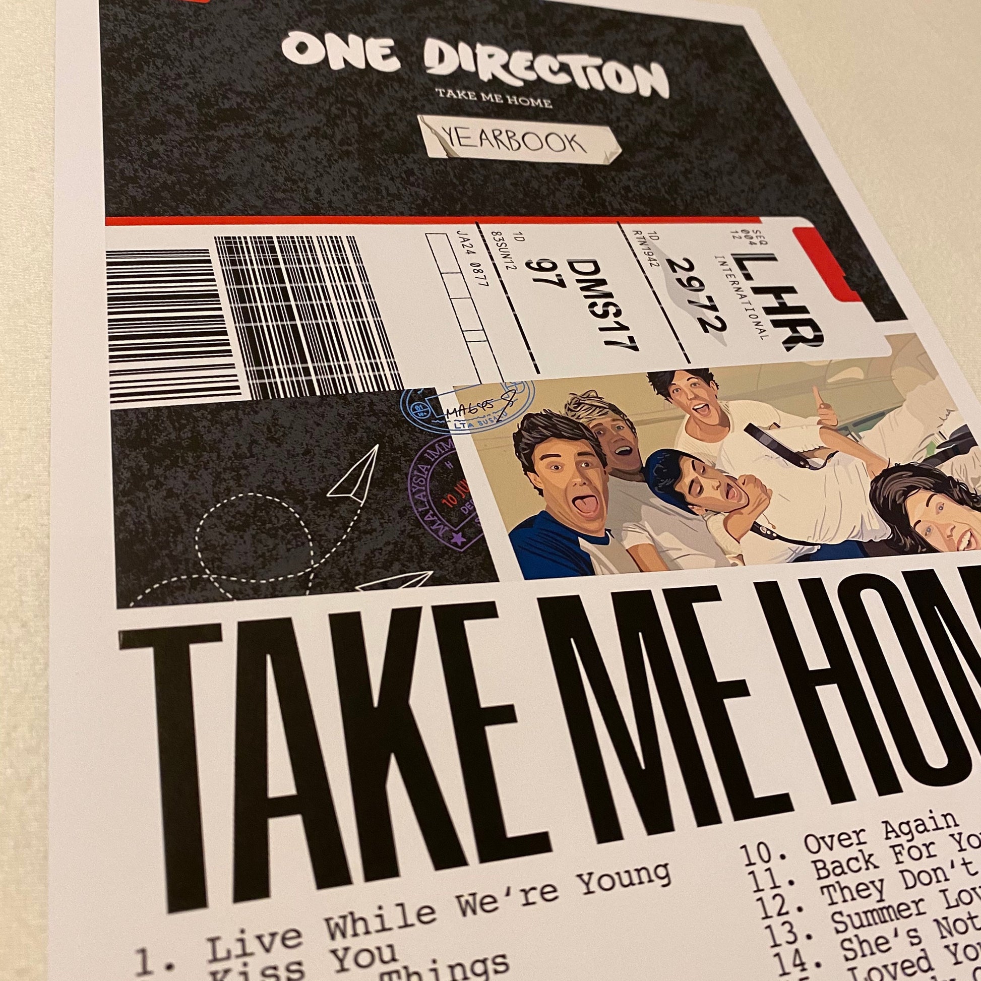 Art Print - One Direction: Take Me Home