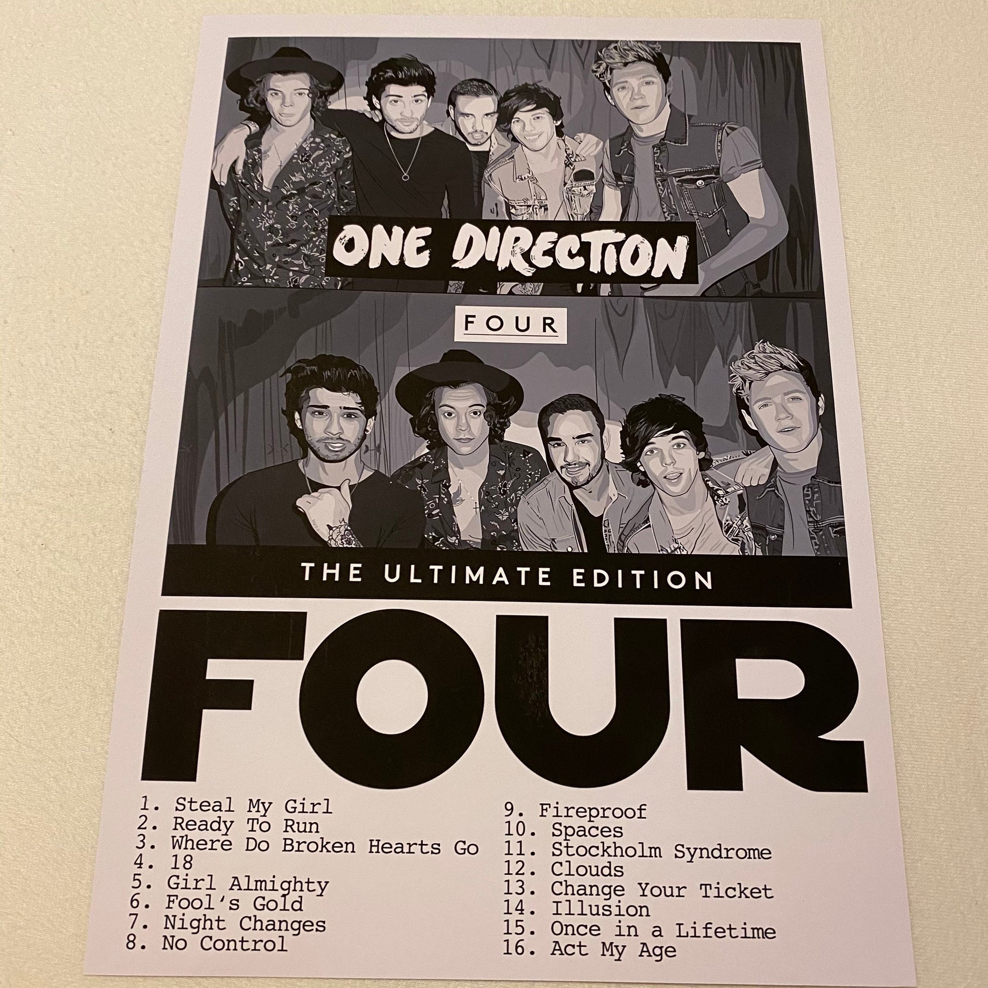 Art Print - One Direction: FOUR