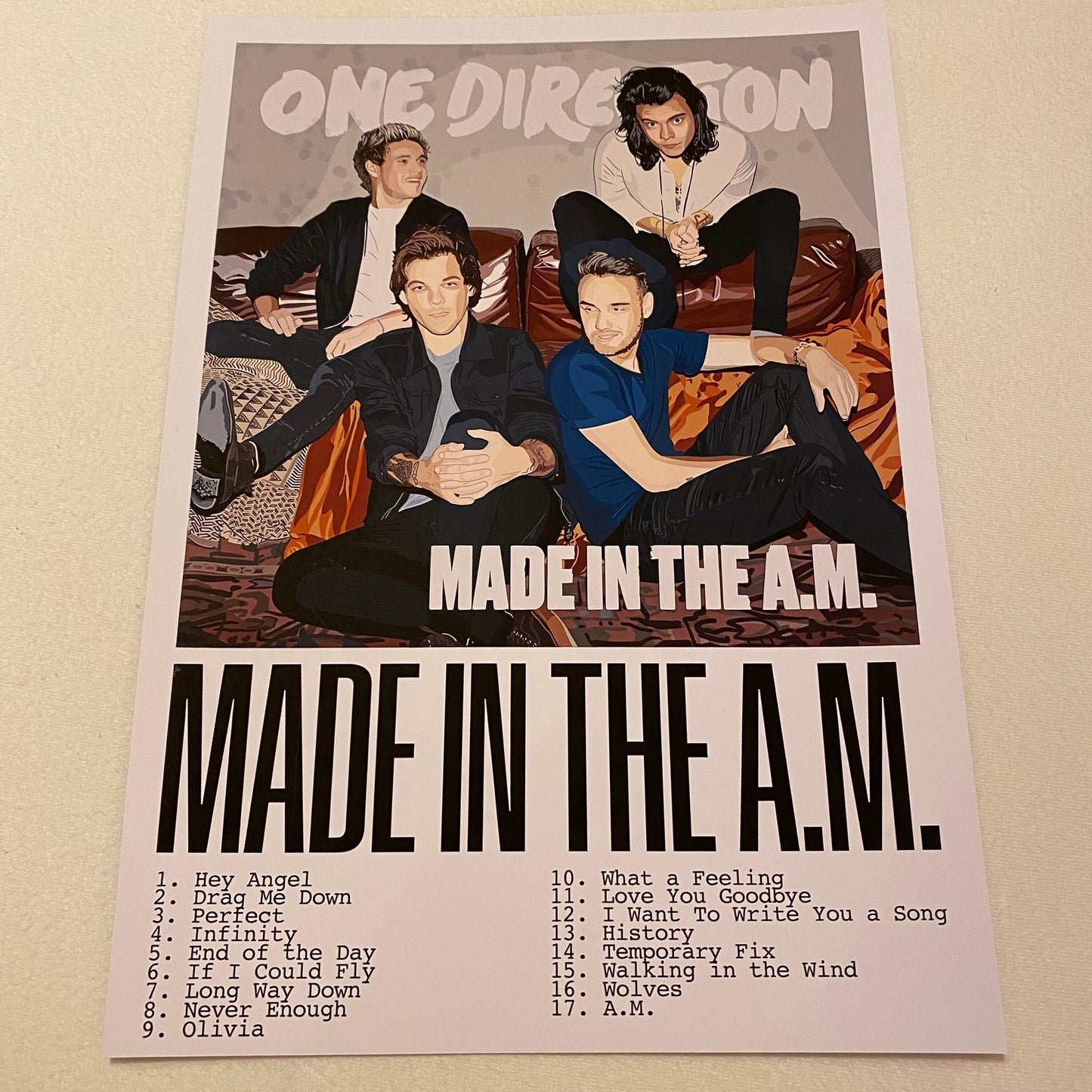 Art Print - One Direction: Made in the A.M.