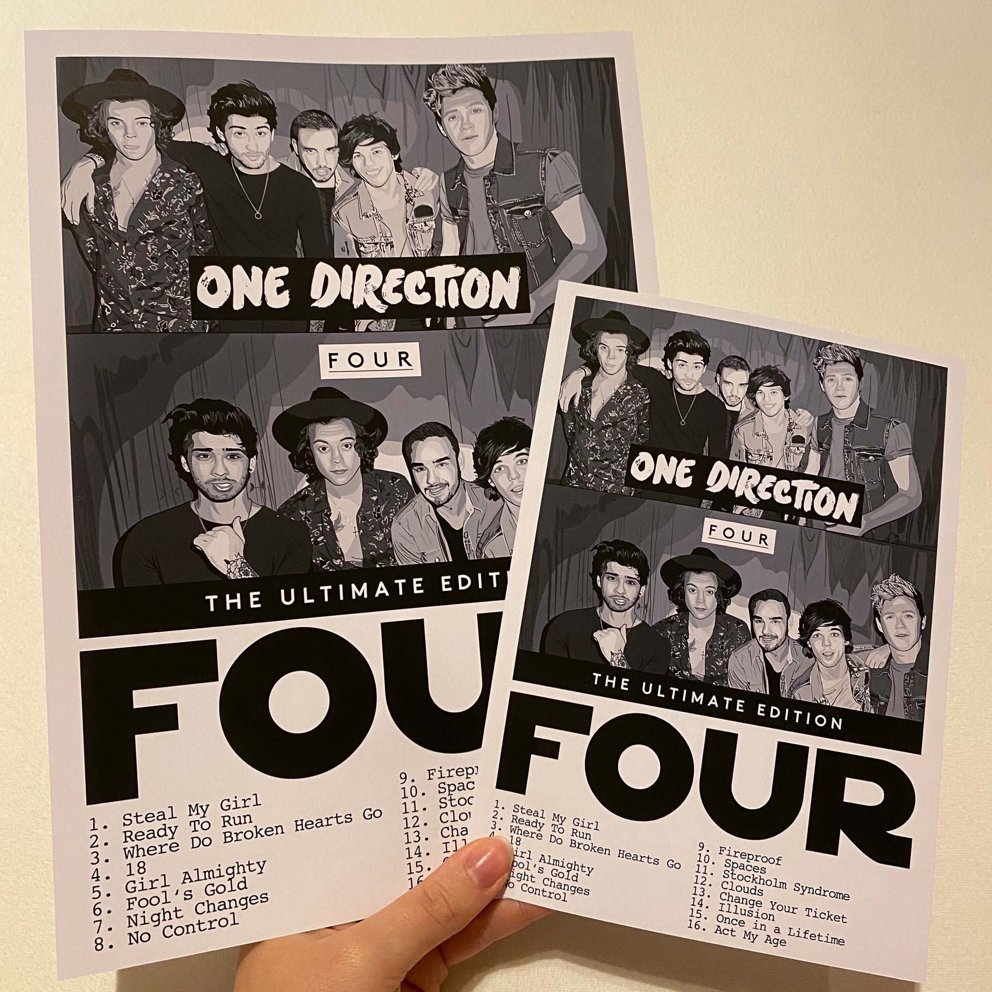 Art Print Collection - One Direction: Discography/Albums