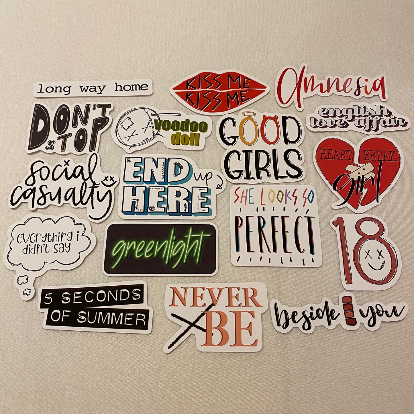 Stickers - Album: 5 Seconds of Summer / Selftitled / 5SOS / Luke / Calum / Michael / Ashton