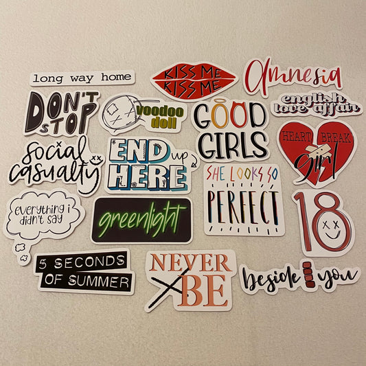 Stickers - Album: 5 Seconds of Summer / Selftitled / 5SOS / Luke / Calum / Michael / Ashton