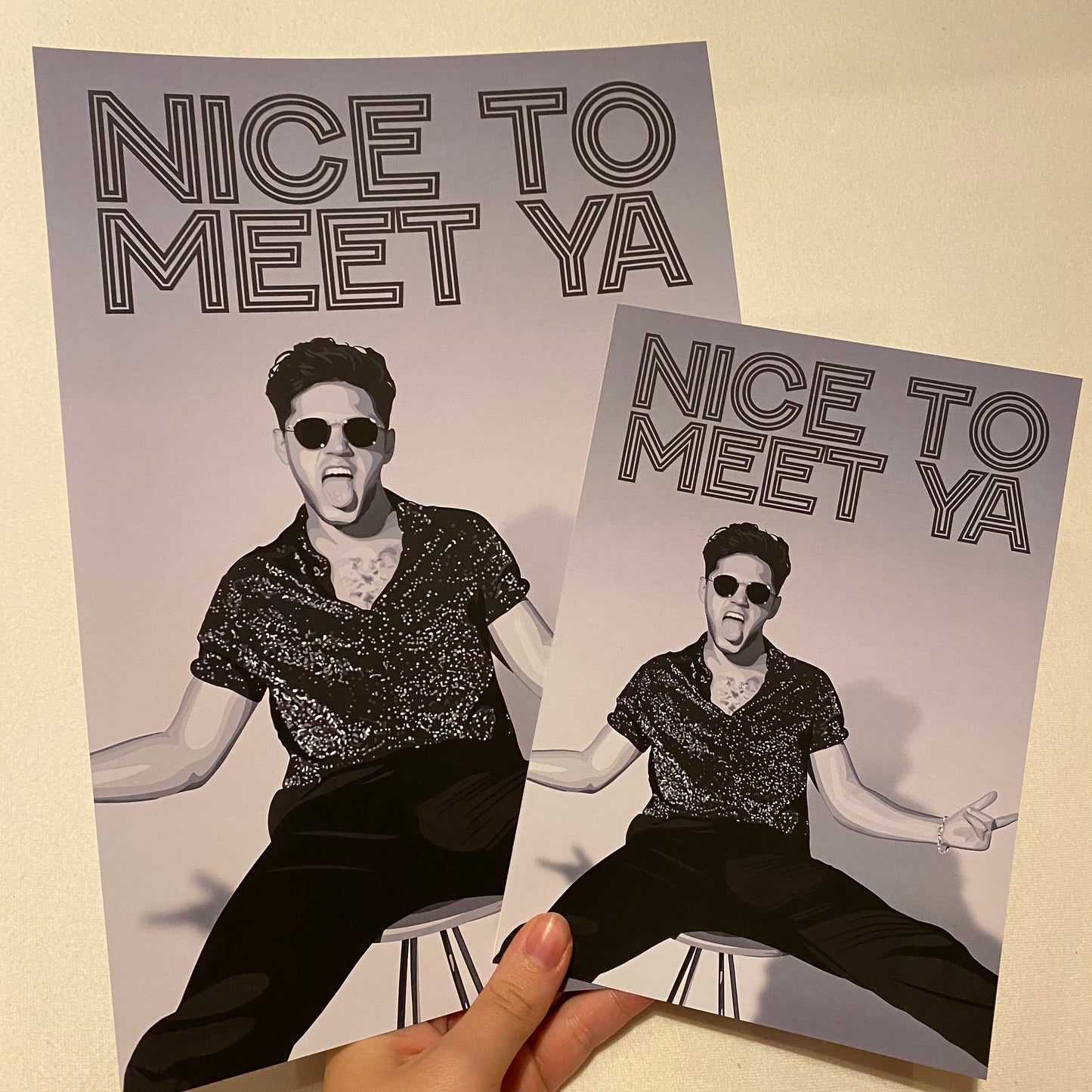 Art Print - NH / Niall / Nice to Meet Ya / Illustration / Heartbreak Weather