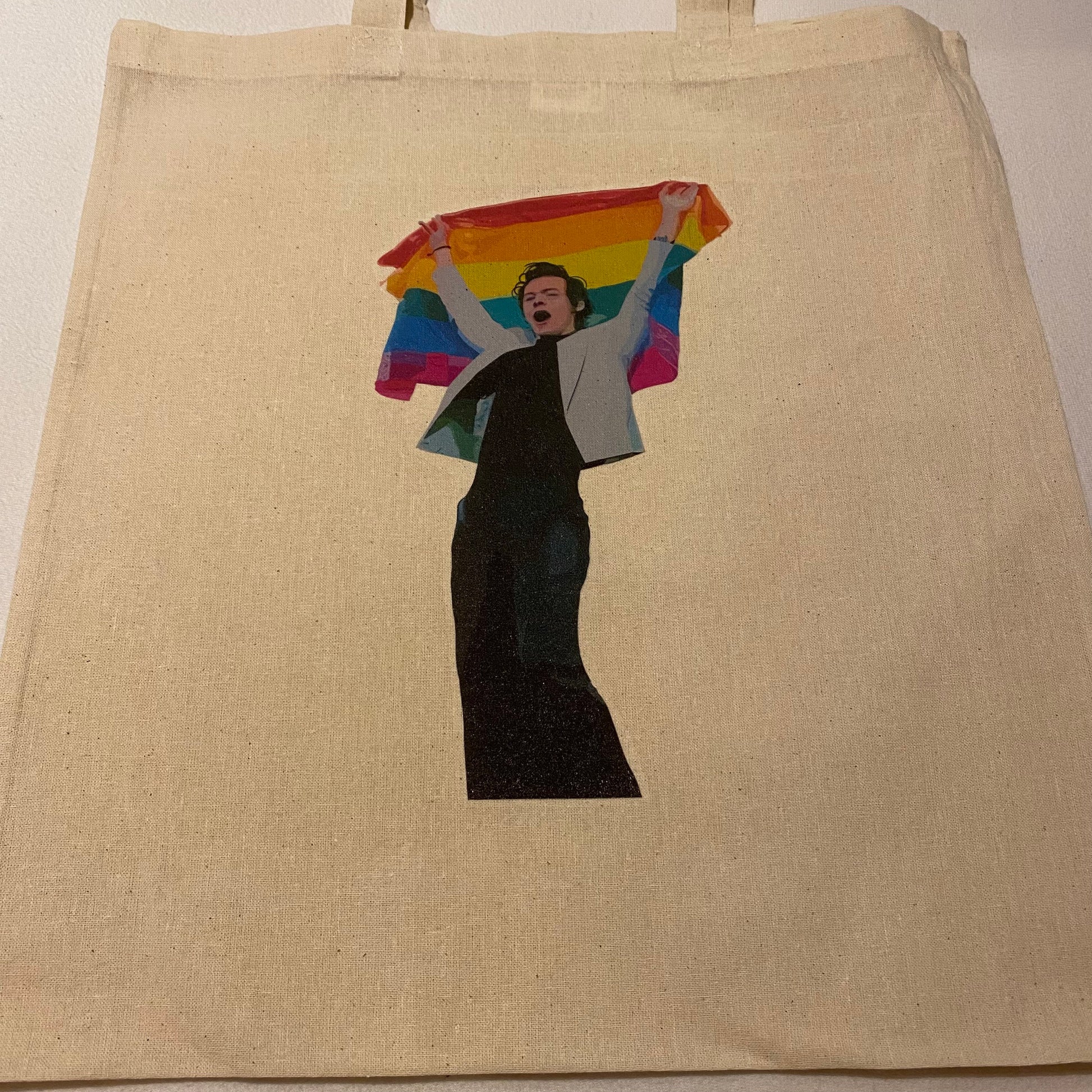 Tote Bag - HS / Harry / Pride Flag illustration / Stage / Pride / LGBTQ+