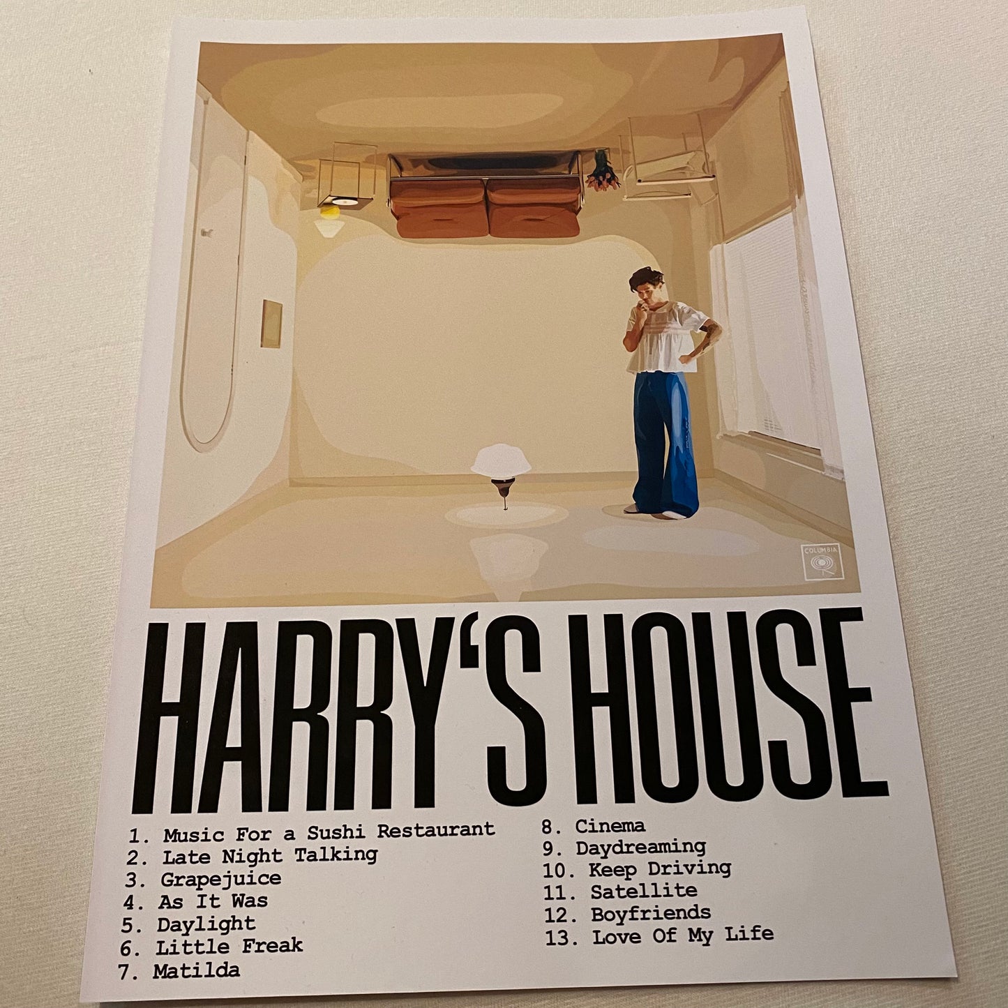 Art Print - Album: Harry's House / HS / Harry / Songs