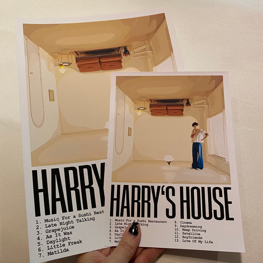 Art Print - Album: Harry's House / HS / Harry / Songs