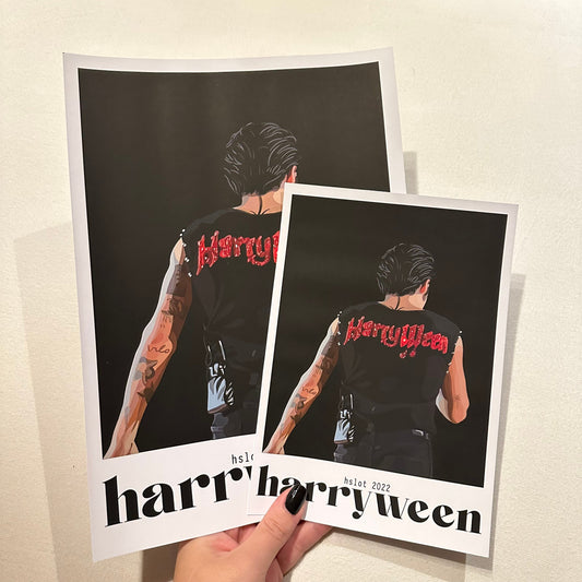 Art Print - HS / Harry / Harryween / HSLOT / Love On Tour / Halloween / North America / Los Angeles / Harry's House / Fine Line / Polaroid