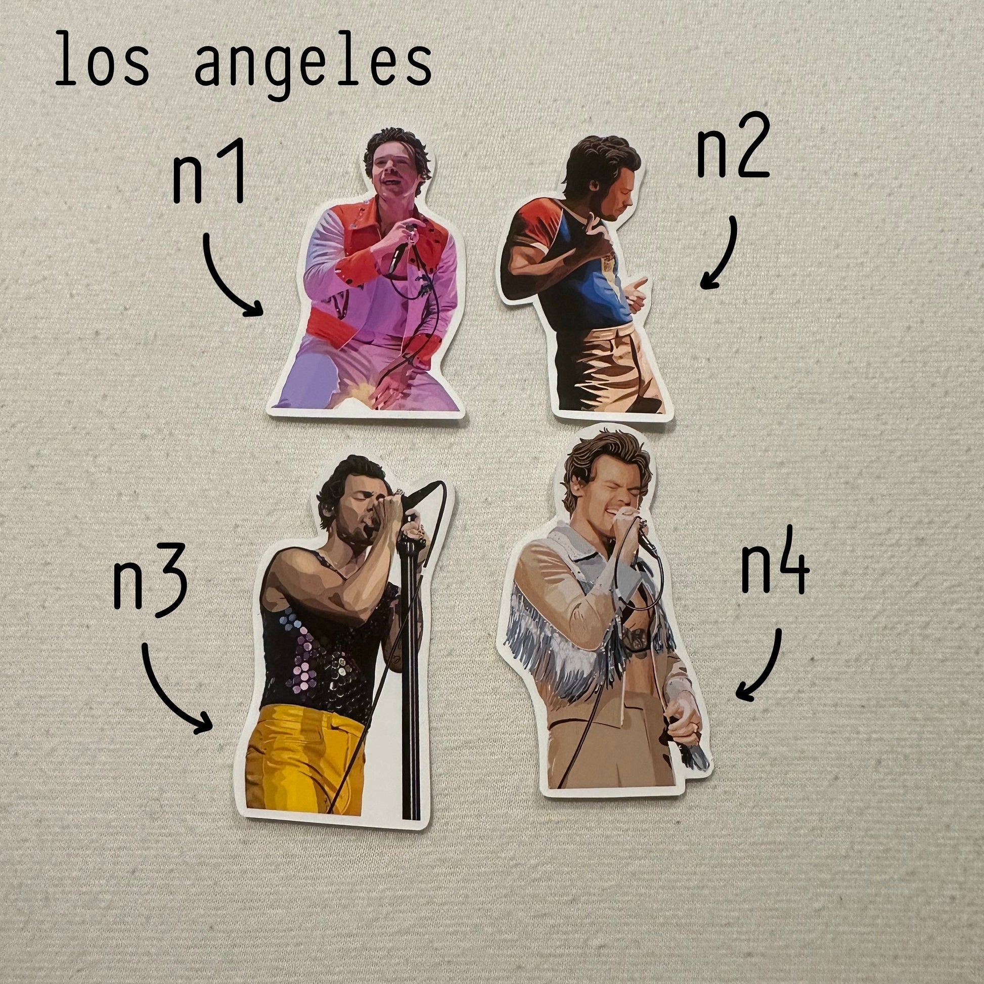 Stickers - HS / Harry / HSLOT / Love On Tour / North America / Toronto / NYC / Austin / Chicago / Outfits / Harry's House / Fine Line